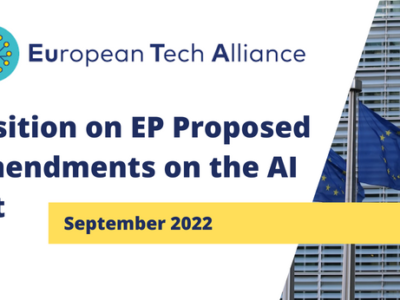 European Tech Alliance Position on EP Proposed Amendments on the AI Act