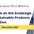 EUTA Recommendations for the Ecodesign for Sustainable Products Regulation